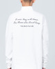Long Sleeve T-Shirt ( White)